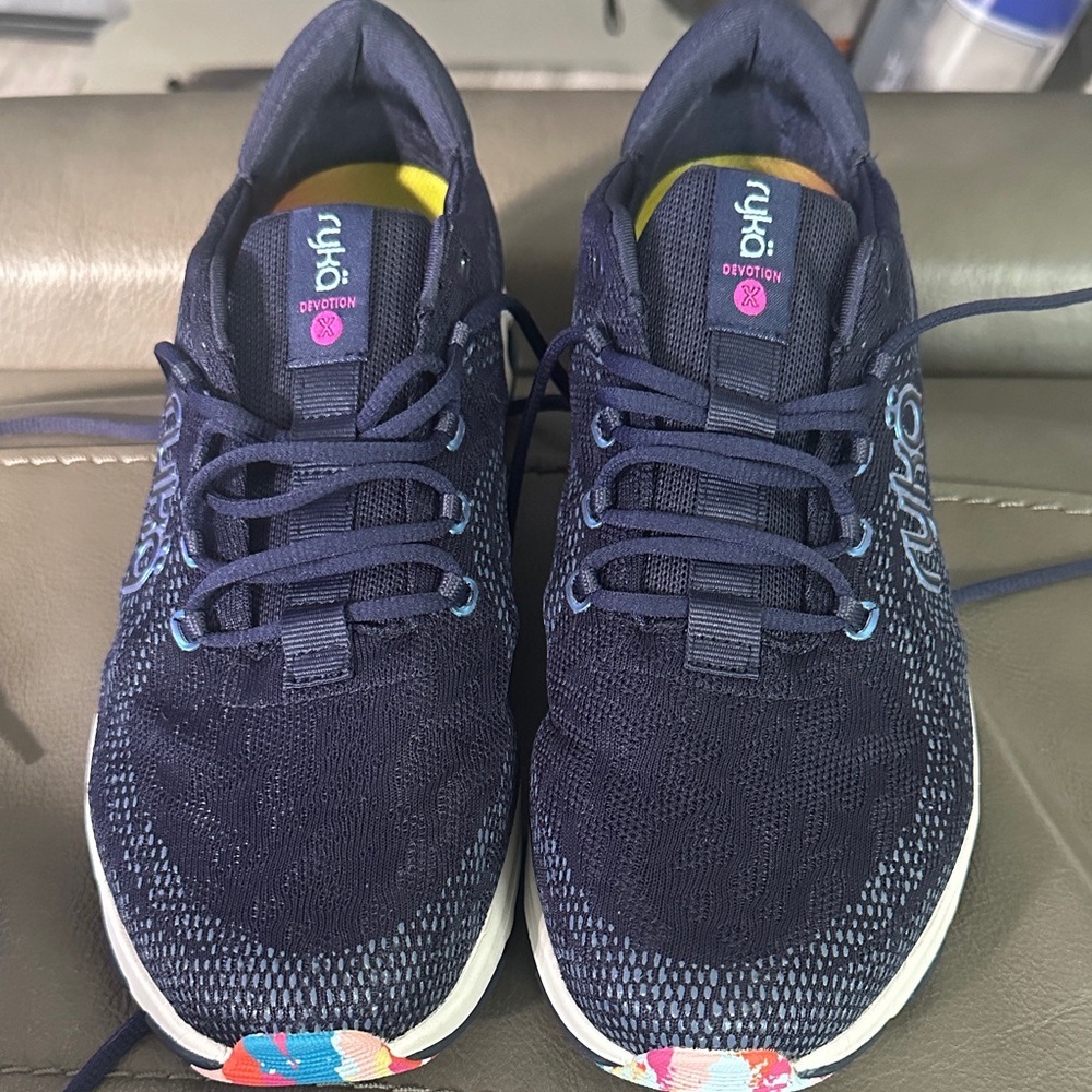 Ryka Women's Blue and Pink Athletic Shoes